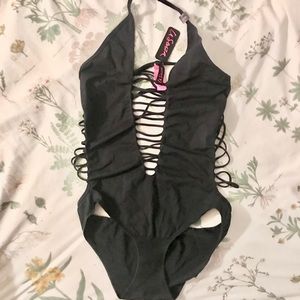 NWT Super LaSenza Stretchy Bodysuit/Lingerie - XL